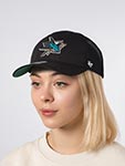 Бейсболка 47 BRAND арт. H-BRANS22CTP-BK San Jose Sharks NHL (черный)